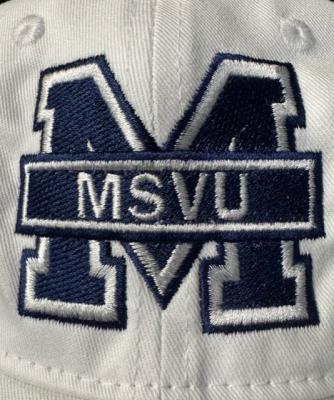 Msvu Mystics "M" - White Ball Hat